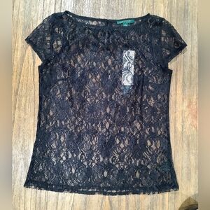 Ralph Lauren Lace Ladies Blouse S